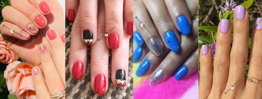 nail technician work by katya androva who is a successful nail technician