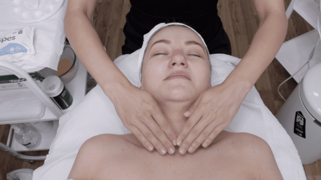 step by step professional facial guide step 7 facial massage