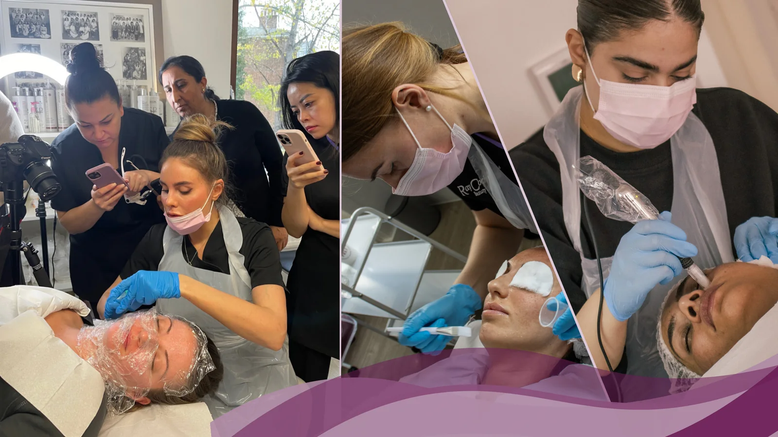 Supervised practical aesthetics training at Ray Cochrane Academy
